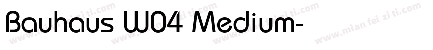 Bauhaus W04 Medium字体转换